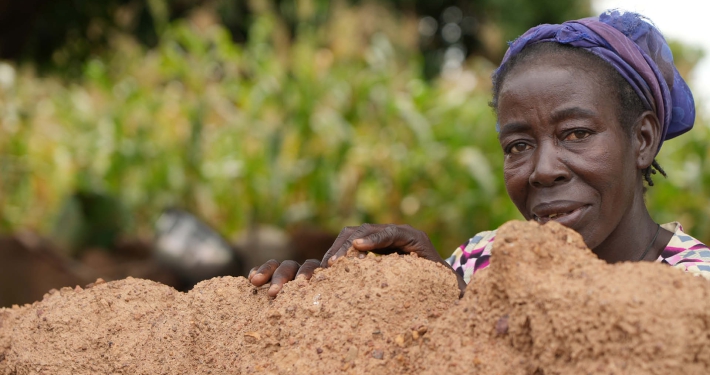 Portrait of an elderly woman, Burkina Faso