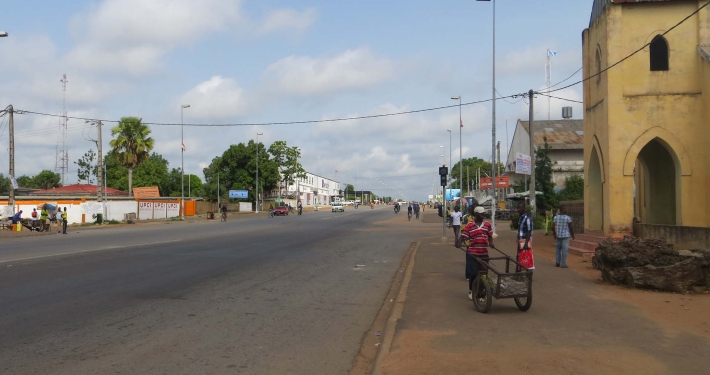 Street scene in Ivory Coast