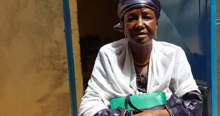 A portrait of an elderly woman in Niger